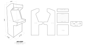 arcade cabinet graphics template