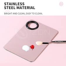 cosmetic plate makeup palette spatula