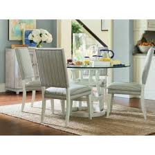 Escape 5pc Round Glass Dining Room