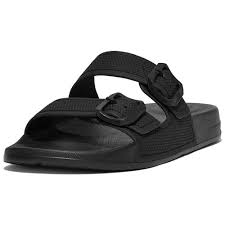 fitflop iqushion two bar buckle slides