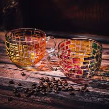 Renaissance Stained Glass Coffee Cup