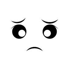 sad face cartoon expression emotion