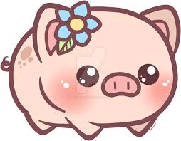 cute pig cartoon wallpaper