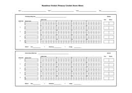 free cricket score sheet pdf