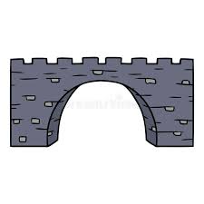 Great selection of bridge clipart images. Hand Drawn Cartoon Doodle Of A Stone Bridge Stock Vector Illustration Of Vector Brick 150448656