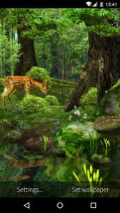 3d deer nature live wallpaper