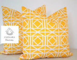 yellow waterproof outdoor cushion cover