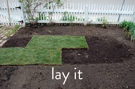 If you lay sod in the heat of summer, moisten the surface of the planting area before putting down the turf. How To Lay Sod At Home Laying Sod 101the Art Of Doing Stuff