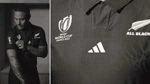 all blacks 2023 rugby world cup jersey