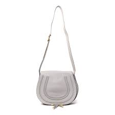 Marcie Light Grey Leather Bag Ss 2020