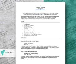 Essential tips for writing your first resume. Resume For Teenager First Job Template Ever Objective Example Hudsonradc