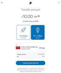 transfer money from paypal to your bank