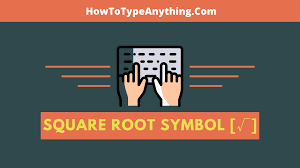 Calculate the square root square root of 123. How To Type Root Symbol