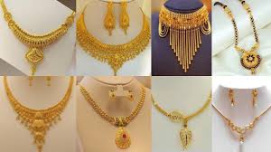 new gold jewelry design necklace sets