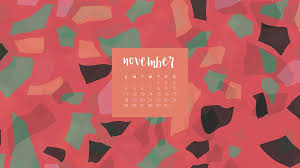 free november 2018 calendar wallpapers