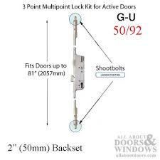 G U 3 Point Multipoint Lock Kit W