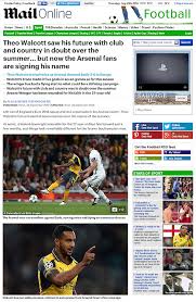 Football transfers, news, scores, results and fixtures for the premier league, championship, champions league, fa cup and more. 160929 Rn G Daily Mail Online Walcott X2 Jpg Camerasport