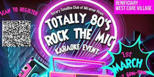 Rotary Totally 80s Rock the Mic - Karaoke Event