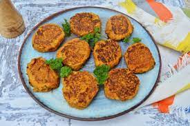 vegetable fritters from leftover cooked