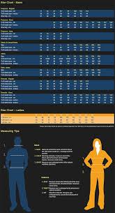 Size Chart Bisley Your Workwear