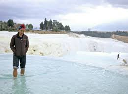 The plateau is similar to a lily or a bowl. Upon The Cotton Castles Of Pamukkale Turkey Taking Flights
