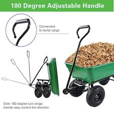 2 7 Cu Ft Folding Plastic Garden Cart