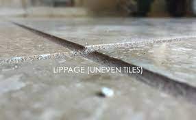 uneven travertine tiles ground level