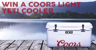 The Coors Light Yeti Summer Instant Win Game Yeti Cooler Coors Light Cooler