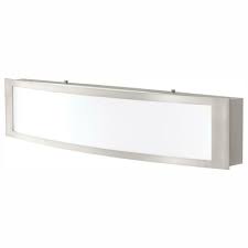Home Decorators Collection 24 Modern Led Bathroom Vanity Light Fixture Brushed Nickel Abv Mirror Lighting