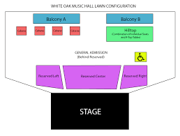 White Oak Music Hall Lawn Reserved Seating Configuration