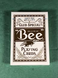 bee wynn playing cards brown