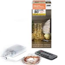 30 ft led 100 light copper wire