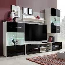 5 Piece Wall Mounted Tv Cabinet With