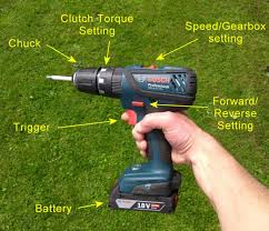 settings for on a cordless drill