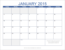 monthly calendar template for excel and