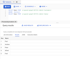bigquery union getting started guide