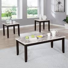 3 Piece Coffee Table Set Idf 4544wh 3pk