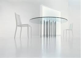 Rectangle And Round Glass Top Dining