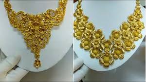 latest thailand gold necklace designs