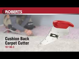 roberts cushion back carpet cutter