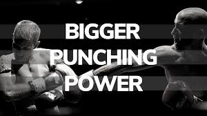 increase punching power for muay thai