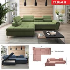 Casual Bmf Denvo Modern Corner Sofa