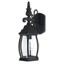 Capital Lighting 9866bk French Country 1 Light Outdoor Wall Lantern Black