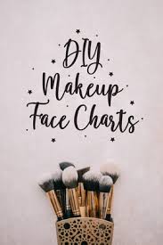 diy makeup face charts makeup artist