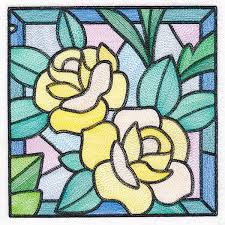 Stained Glass Garden Roses
