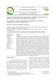 Koi prima | selangor (puchong) | u/c. Pdf Isopropyl Alcohol Purification Through Extractive Distillation Using Glycerol As An Entrainer Technical Performances Simulation And Design