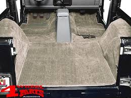 carpet set delux 6 pieces honey jeep