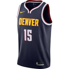 Authentic nuggets apparel and merchandise from the exclusive fan shop of the nuggets. Denver Nuggets Nikola Jokic Road Swingman Jersey Kickz101