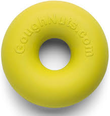 goughnuts ring dog toy yellow 75 for