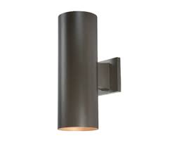Outdoor Aluminum Cylinder Wall Mount Sconce